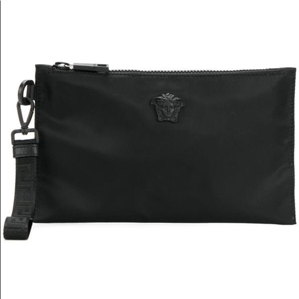 Versace Unisex black Wristlet